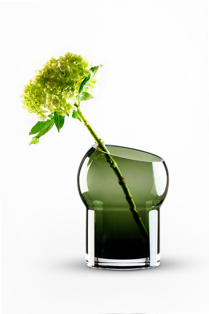 Bliss Vase - Moss Green