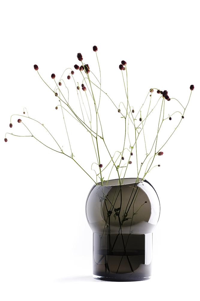 Bliss Vase - Smoke Black