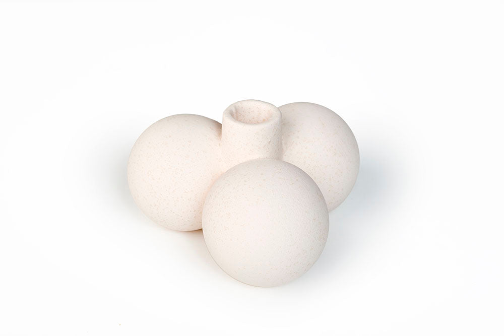 Moment Candle Holder - Beige Speckle