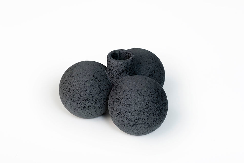 Moment Candle Holder - Black Speckle
