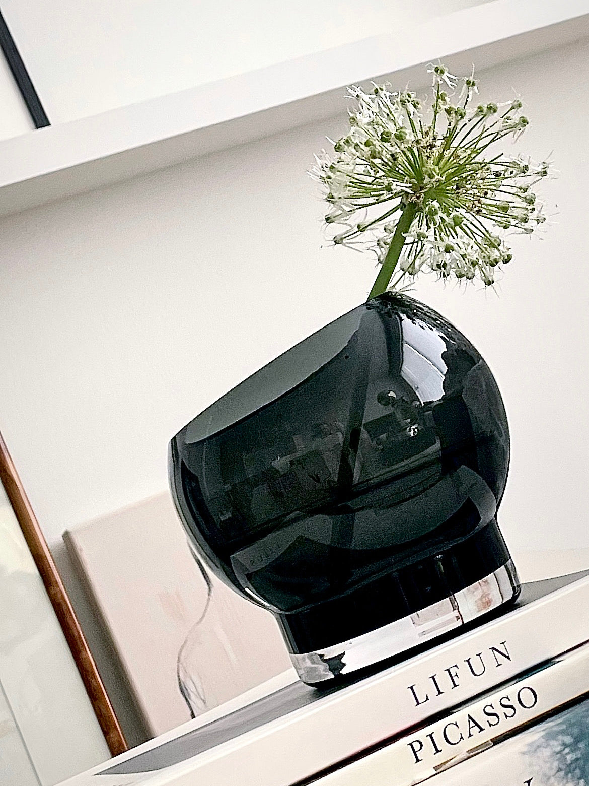 Bliss Bowl / Vase - Smoke Black